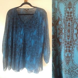 🙈Layered nylon blouse